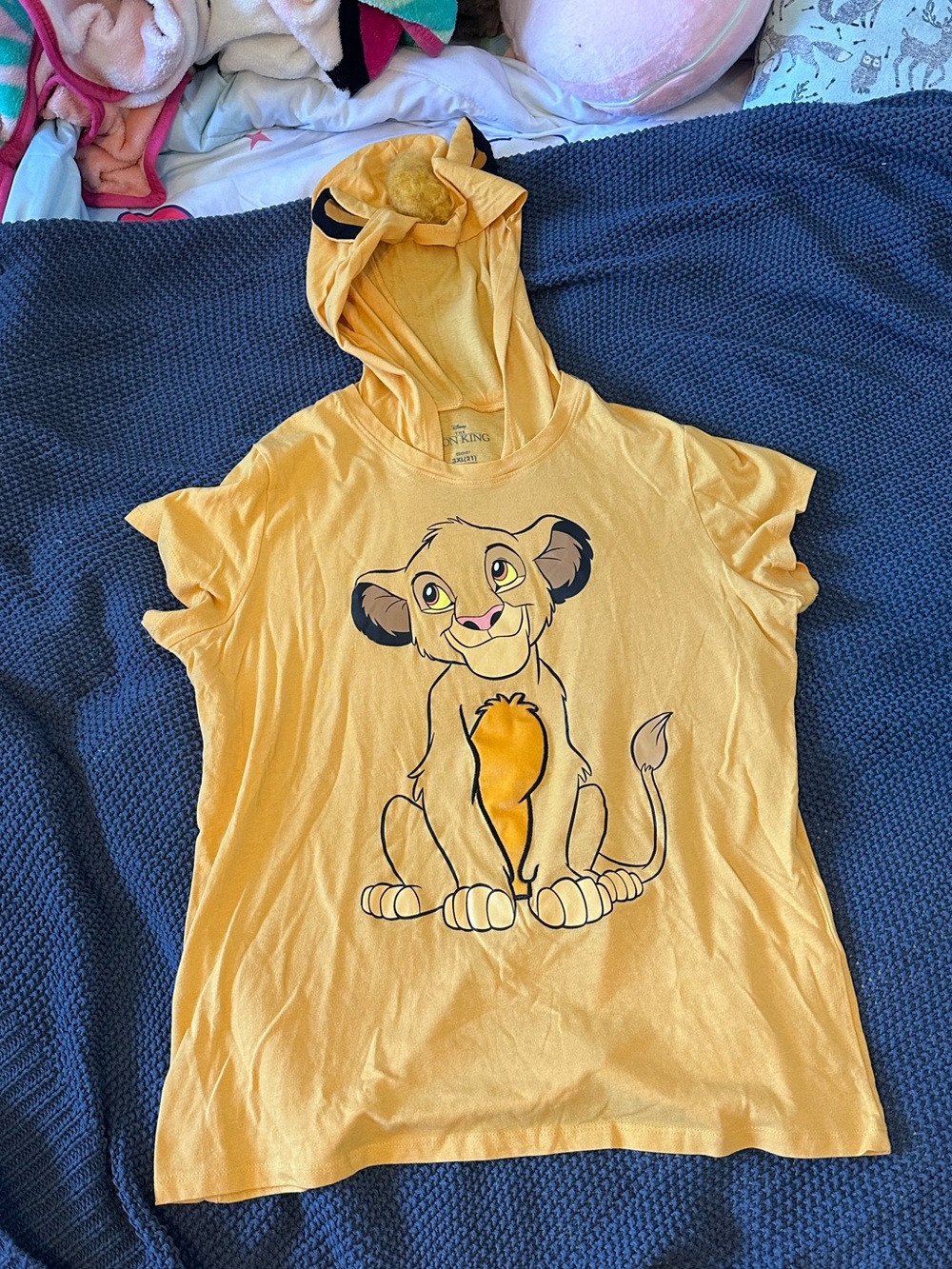 Juniors Simba Hooded Tee - Disney Lion King